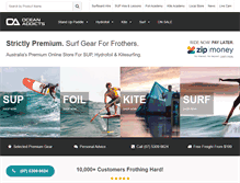 Tablet Screenshot of oceanaddicts.com.au